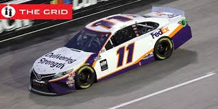 The second straight nascar race at darlington in as many days was won by denny hamlin in an event cut short by rain just 20 laps from the chequered flag. Denny Hamlin Wins Rain Shortened Darlington Night Race