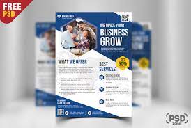 Perfect for organizations and companies to include in their arsenal of marketing tools. Free Business Flyer Template Psd Download Psd