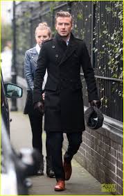 The camel coat is still fall's swankiest outerwear style. David Beckham Hm Peacoat