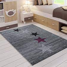 Jugendzimmer teppich tula sortiert bl 110×170 cm schurwolle und wohnzimmer gnstig online kaufen im einrichtungs centrum teppich jugendzimmer vergleich test ist ein vergleich von teppich. Vimoda Teppich Modern Design Grau Lila Schwarz Weiss Jugendzimmer Kurzflor Stern Muster Masse 60x100 Cm Amazon De Kuche Haushalt Wohnen