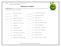 Fragment Worksheets Sentence Fragments Worksheets Sentence Correction