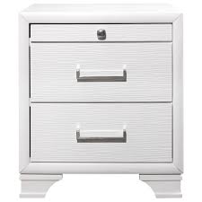 See more ideas about nightstand, 3 drawer nightstand, drawer nightstand. Global Furniture Jordyn White Transitional 3 Drawer Nightstand With Jewelry Tray Drawer Value City Furniture Nightstands