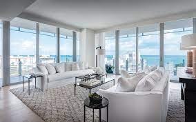 It has balconies that can be used like brazilian verandas, connecting the various spaces in your condo. Stylish Miami Condo Soars Above Panoramic Views Florida Design