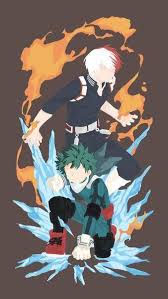 Shoto Todoroki Izuku Midoriya Minimalist My Hero Academia4k Hd Mobile Smartphone And Pc Desktop Laptop Wallpaper 3840x2 In 2020 Hero Anime Wallpaper Hero Wallpaper