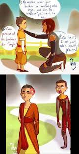 Korra being a great and supportive role model Big Sister to Rohan! We love  to see it. (by Tuffuny) : rlegendofkorra