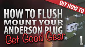 4pcs rubber grommet plug car flush mount wire gasket interior 30mm x 12mm. How To Flush Mount An Anderson Plug Easily Mount Your Own Anderson Plug Youtube