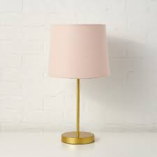 Shop Mix And Match Light Pink Table Lamp Shade With Its Understated Easy To Coordinate Style This Light Pink Gold Table Lamp Pink Table Lamp Table Lamp Base