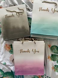 Thank you message for gift : Thank You Paperbags Everything Else On Carousell