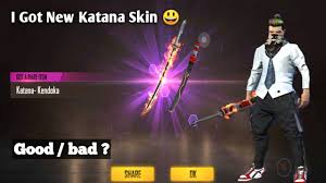 Katana image with thick dark outlines and fire on one side of the blade. I Got New Katana Skin Kendoka Top Up Event Free Fire New Katana Skin Freefire Katana Topup Event Youtube