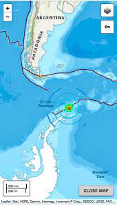 Los científicos esperan que en pocos meses más de 1.500 kilómetros cuadrados de hielo queden a la deriva. Geol Sergio Almazan On Twitter Aviso Fuerte Sismo En La Antartida M7 0 Terremoto Prof 7 8km Epicentro South Shetland Islands Antartica Enero 23 23 36 50 Utc Https T Co Fgoy1kaqqh Https T Co Pjsn2gjzwp