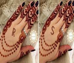 On the back of your hand, fill the henna design pattern on the fingers . Pin By Saima On Rs Mehndi Art Designs Mehndi Design Photos Henna Patterns