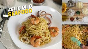 Resipi spagetti seafood aglio alio. Resepi Aglio Olio Ayam Sedap