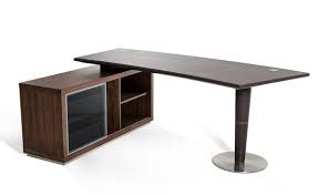 30 day return policy · lowest price guarantee · all orders ship free! Lincoln Modern Office Desk W Side Storage Cabinet