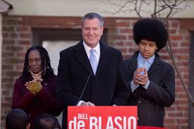 In june, de blasio — who had named his wife head of a commission on racial justice and reconciliation — agreed to a recommendation from the group to shift some funding from the nypd to. De Blasio Kicks Off Campaign For Mayor The New York Times