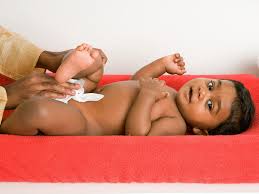 To my surprise, our old changing table was standing there. Parents Tips Changing Your Toddler S Nappy Babycentre Uk