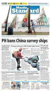 Manila Standard 2019 August 13 Tuesday By Manila