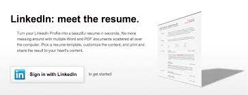 Turn Your Linkedin Profile Into A Resume Resume Builder