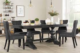 Not only is it the spot where you serve up dinner party courses and festive family feasts, but it sets the aesthetic tone for your room and. Grey Dining Sets Dining Tables Chairs Furniture And Choice