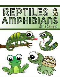 Animal Reptile Amphibian Clipart Freebie By Cliptastic Tpt Clip Art Freebies Amphibians Activities Amphibians