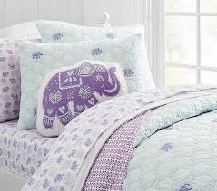 Stella Elephant Quilt Shams Elephant Quilt Diy Girls Bedroom Pottery Barn Kids Sheets