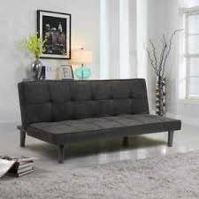 Trova una vasta selezione di articoli di elettronica a prezzi vantaggiosi su ebay. Canape Convertible Design En Tissu 2 Places Pour Maison Et Bureau Giada Dark Ebay