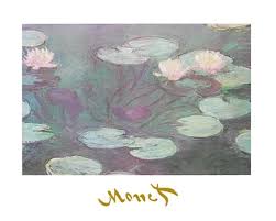 Die bilder zeigen seinen blumengarten in seinem haus in giverny und standen in den letzten dreißig jahren seines lebens im mittelpunkt seiner künstlerischen produktion. Claude Monet Seerosen Poster Kunstdruck Bei Germanposters De