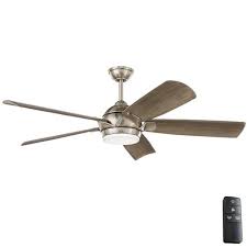 Led indoor/outdoor natural iron ceiling fan with. Home Decorators Collection Camrose 60 In Integrated Led Brushed Nickel Ceiling Fan With Light Kit And Remote With White Color Changing Technology 51860 The Home Depot