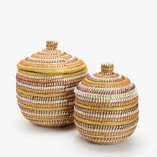 Panier Tresse Multicolore Avec Couvercle Paniers Decoration Zara Home France