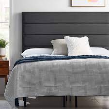 Check spelling or type a new query. Amazon Com Lucid Upholstered 4 Channel Horizontal Tufted Headboard For King California King Size Bed Frame Charcoal Everything Else
