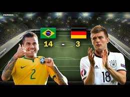 Brasil por la fecha 5 del grupo b de la copa. Brasil 14 Vs Alemania 3 Parodia Amistoso Internacional Goles Resumen Youtube