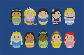 Winnie the pooh (extended version) a supercute winnie the pooh cross stitch pattern featuring eeyore, winnie the pooh, piglet, tigger, and then kanga and roo, christopher robin, rabbit and owl. Storybook Princesses Parody Cross Stitch Pdf Patterns Cross Stitching Disney Cross Stitch Cross Stitch Fairy