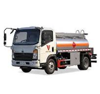 HOWO Dream Series - 4x2 Light Duty Mobile Fuel Truck - 5 CBM Tank - Fuel  Dispenser with Hose Reel
