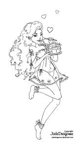 Young slim female body with flying fabric vector. Midnight Snacker No 2 By Jadedragonne On Deviantart Cool Coloring Pages Coloring Pages Colorful Art