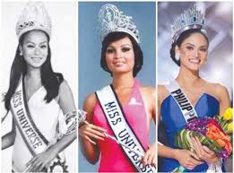 Three Misses Universe From The Philippines And Counting Miss Universe 1969 Gloria Diaz Miss Universe 1973 Margi Miss Philippines Pageantry Miss Universe 2015