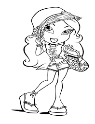 It's time to draw and color in some coloring pages available online!whether you enjoy coloring pictures with crayons. Get Free Bratz Coloring Pages Free Coloring Pages For Kids