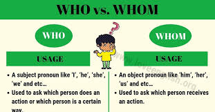 Who Vs Whom In This Article We Study The Difference Between Whom Vs Who And Learn How To Use Them Correctly I Who Vs Whom Sentences Commonly Confused Words