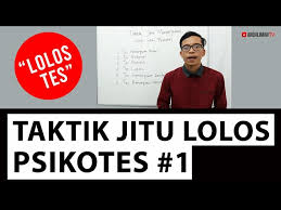 Astra daihatsu motor ini salah satu tujuan utama para lulusan smk dalam jurusan otomotif. Taktik Jitu Lolos Psikotes 1 Youtube