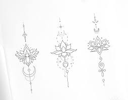 Pin By Annelysse On Tattoo Ideen Klein Mandala Tattoos For Women Spine Tattoos For Women Inspirational Tattoos