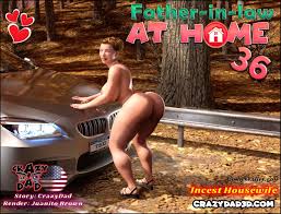 Father-in-Law at Home 36- CrazyDad3D - Porn Cartoon Comics