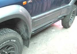 Ein toyota land cruiser sollte es sein. Side Steps For Hi Lift Jack Toyota Land Cruiser Kzj 90 95