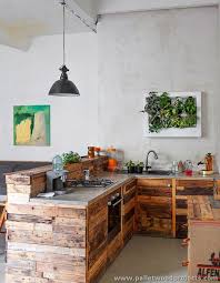 Palettenholz Kucheninstallationen Getaggedmit Palettenkuchenschranke Pa Getaggedmit Kucheninstallati Rustic Kitchen Kitchen Installation Wood Kitchen