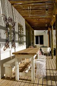 Save big on our stylish selection of patio tables sure to bring your outdoor space up to the next level. Sarah Sebastian S Playful Renovation Wood Patio Table Rustic Patio Narrow Patio Ideas