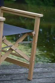 Teak Regiestuhl Schwarz Textline Extrabreiter Klappstuhl Klappstuhl Gartenstuhle Regiestuhl