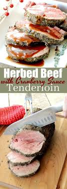 To do this, using the same skillet you cooked the pork in, add about 3/4 cup of liquid. Impress Your Friends And Family With This Herbed Beef Tenderloin Roast With Port Wine Cranberry Sauce From W Herbed Beef Tenderloin Roast Beef Tenderloin Roast