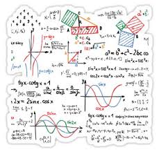 Mathematics Formulas Numbers Sticker Matematika Stiker