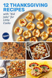 Turkey day will go off without a hitch when you include dishes designed for a kid's picky palate. 12 Thanksgiving Recipes With Kid Jobs For Little Cooks Christmas Recipes Cooking Recipes Thanksgiving Recipes