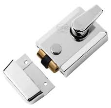 M.Marcus York Security 60mm Roller Bolt Nightlatch Polished Chrome