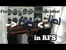 Some movie clips of the test rig are on page 2. Flying With My Homemade Yoke Rfs Youtube
