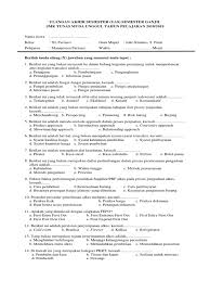 Soal ppgd pilihan ganda beserta jawabannya guru ilmu sosial. Soal Uts K3lh Smk Kelas Xi Semester 2