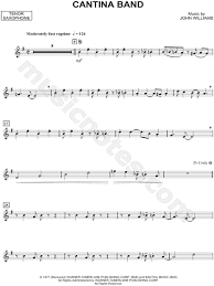 Print And Download Cantina Band Tenor Sax Sheet Music From Star Wars Arranged For Tenor Saxop Clarinet Sheet Music Star Wars Sheet Music Alto Sax Sheet Music
